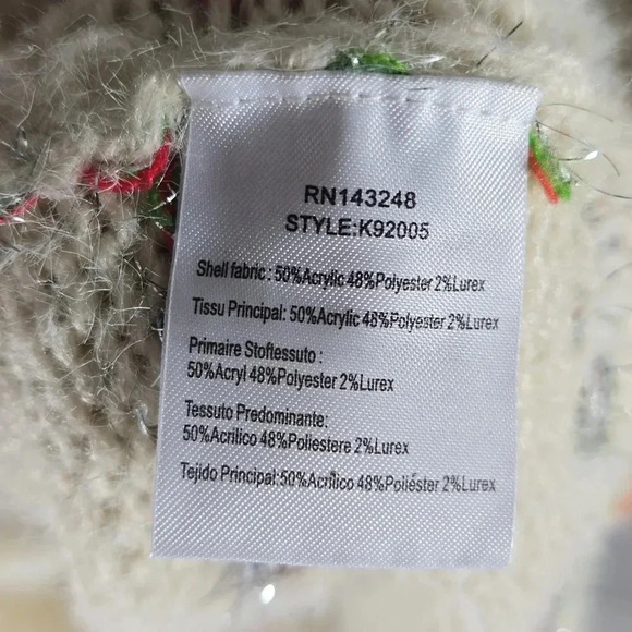 {Anthropologie} Moth Metallic Check Sweater - Picture 11 of 12